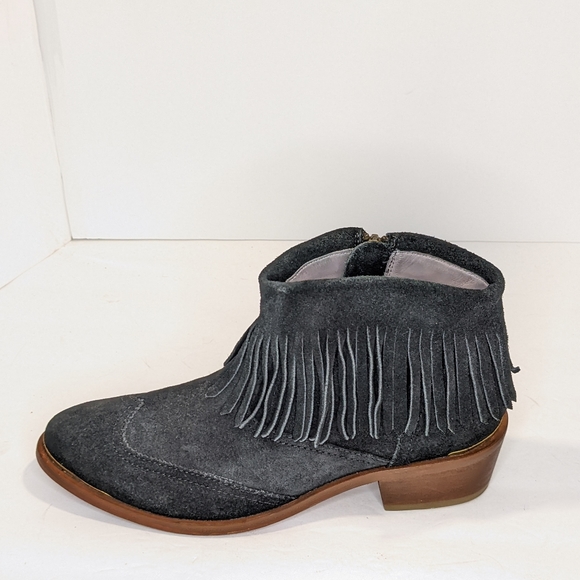 Hudson London suede fringe ankle boots - Picture 6 of 16